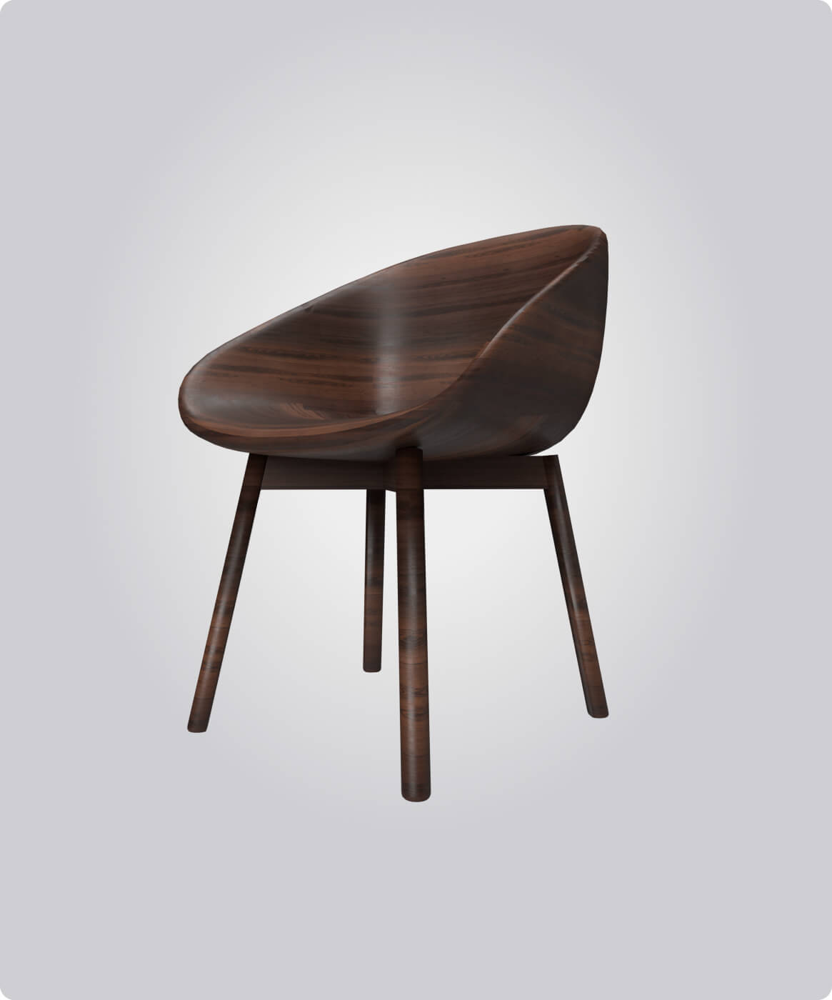 Arc Shell Dining Chair