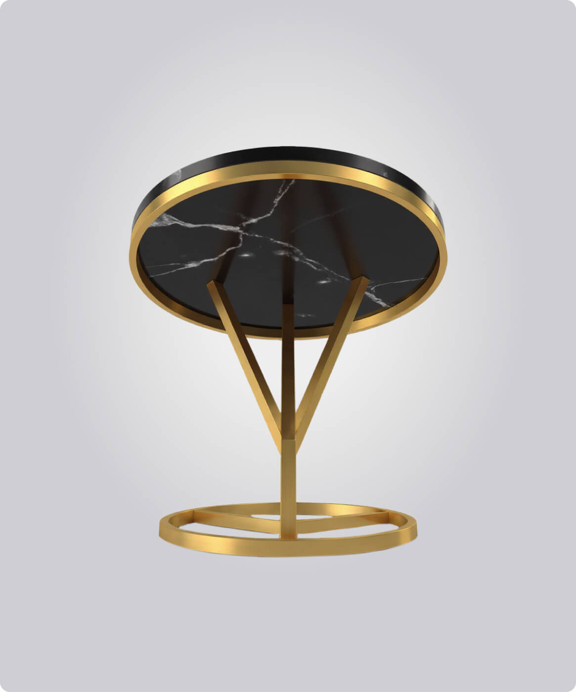 Marble Round Side Table